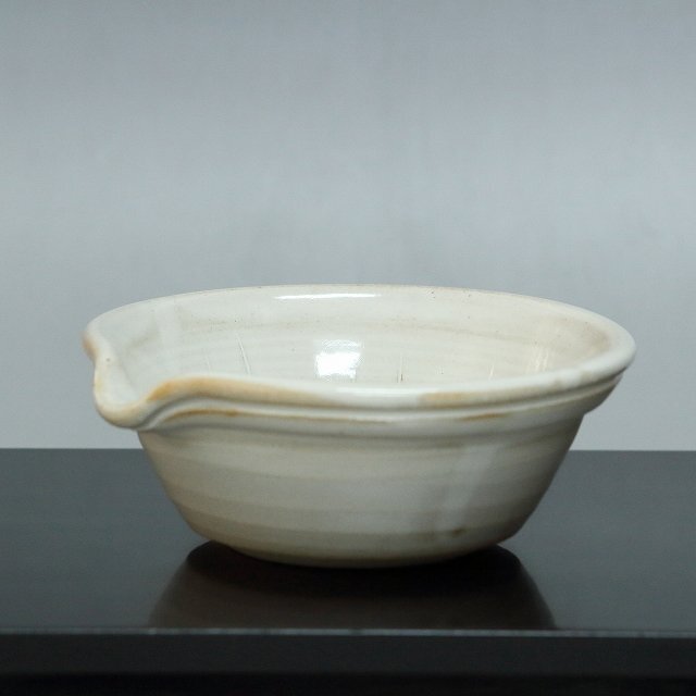◆◇ 赤膚山焼 白釉 片口 1客 約150㏄ 抹茶注ぎ分けにも ◇◆工藝/工芸 陶芸 陶磁器 モダン茶道具 酒器 懐石 和食器 dby11910-g拍卖