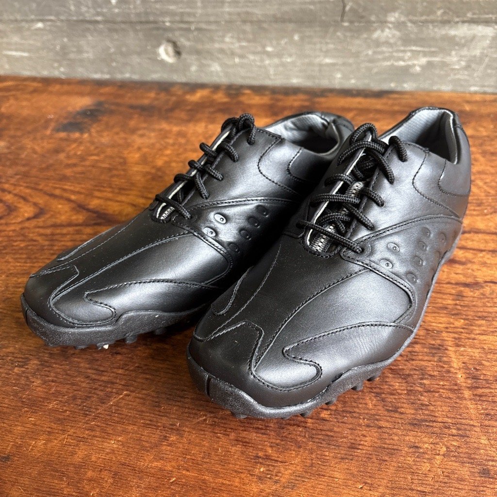 FOOTJOY フットジョイ 56819 ゴルフシューズ ブラック サイズ7M(約25cm 細め)現状品 digjunkmarket拍卖