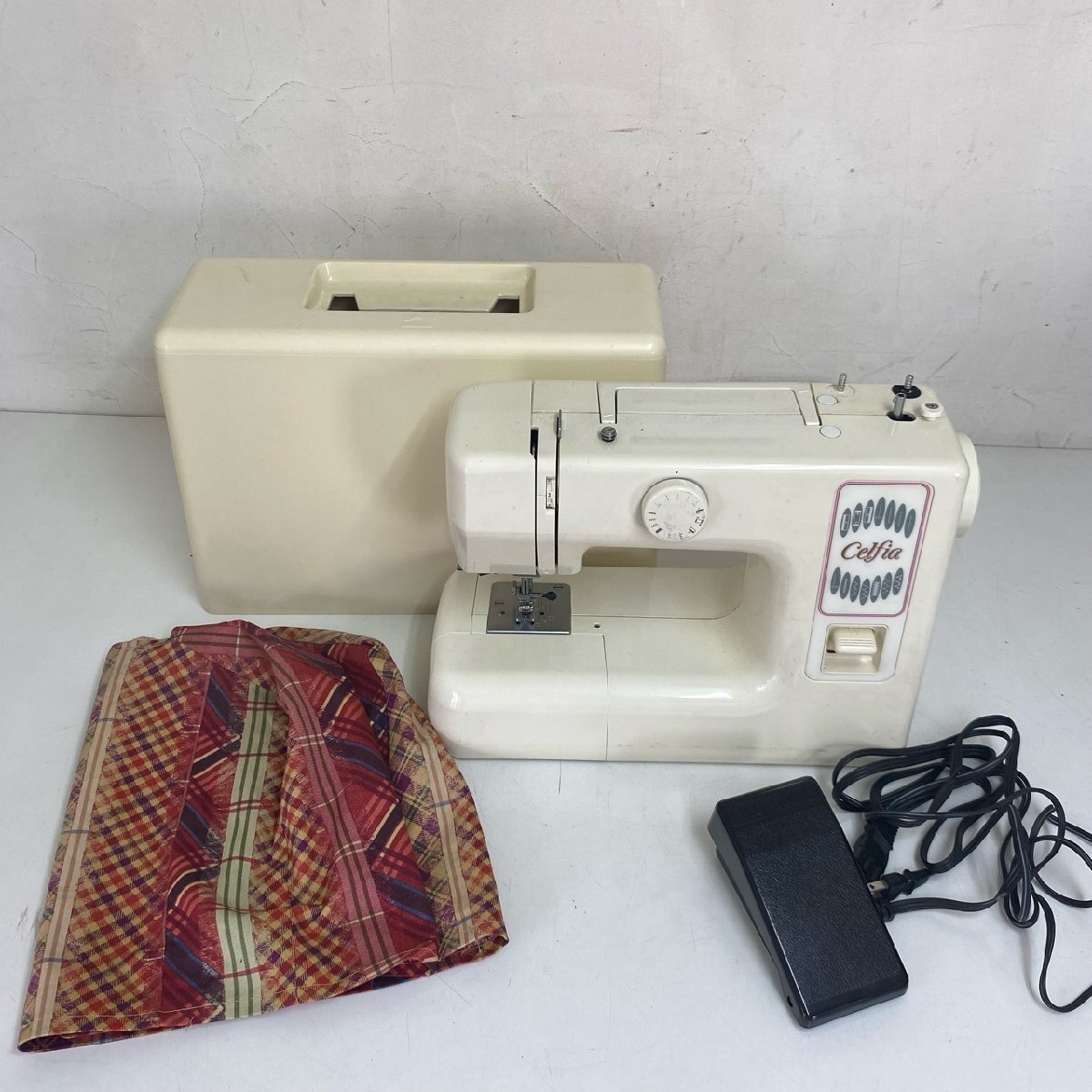 JANOME ジャノメ ミシン Celfia 740型 フットペダル付 通電確認済 現状品 ジャンク digjunkmarket拍卖