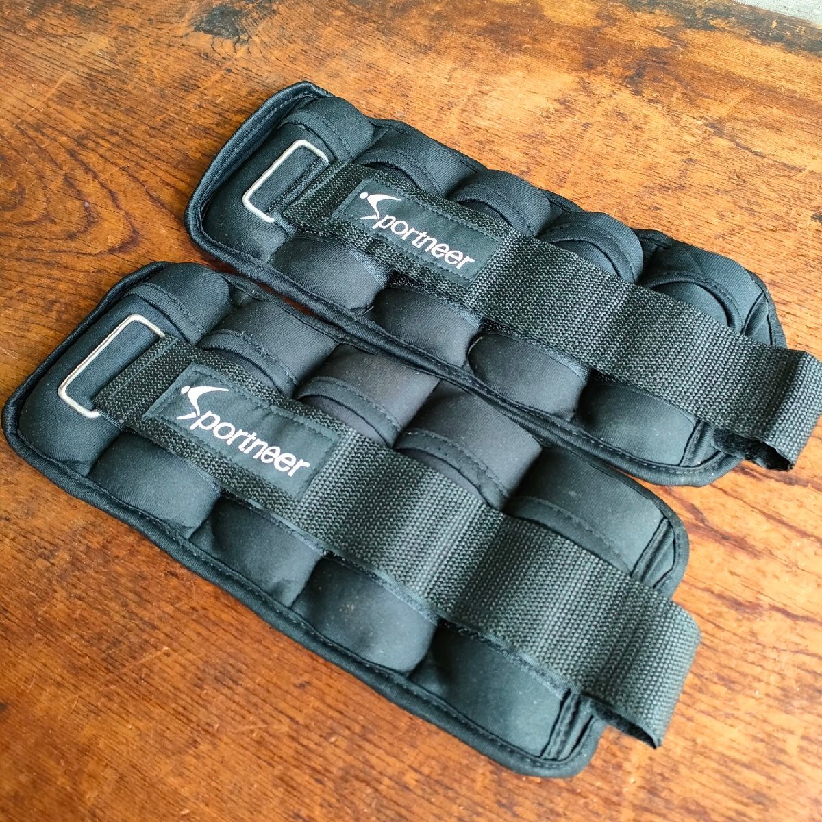 Sportneer アンクルウェイト 5段階調節 ブラック 総重量4.56kg 筋トレ スポーツ エクササイズ 健康 現状品 digjunkmarket拍卖