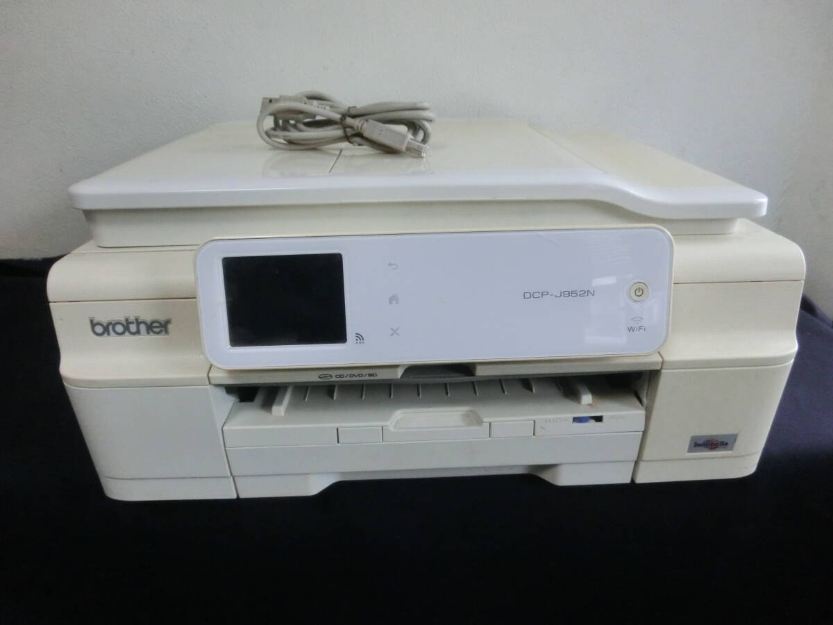☆Brother。複合機プリンター。DCP-J952N。インクジェット。作動確認済、中古品拍卖