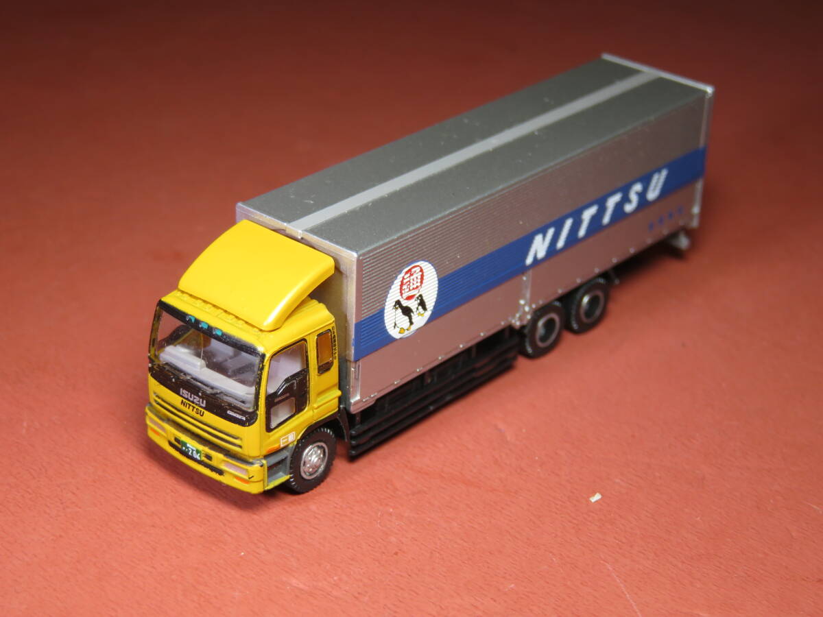 トラコレ 第2弾 いすゞ ギガ 日本通運 冷蔵車 1/150 トミーテック TOMYTEC 品番020拍卖