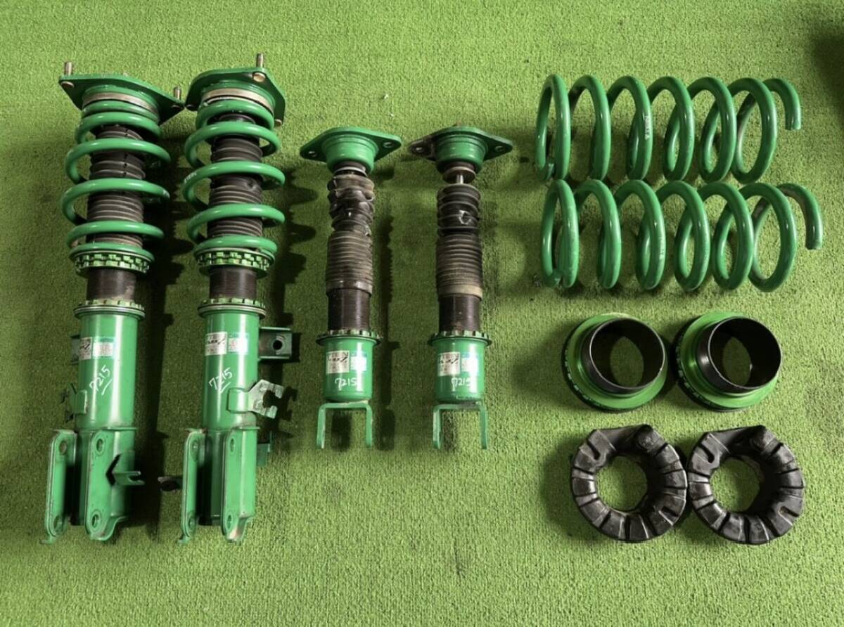 日産エルグランド E51/ME/MNE/NE51 TEIN FLEX Z テイン フレックスZ フルタップ 車高調 全長調整式 1台分セット 。オイル漏れなし。7215拍卖
