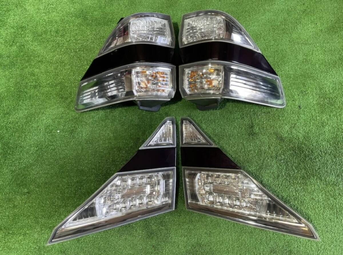 トヨタ ヴェルファイア 20系 ANH20W 純正 テールランプ 4点 セット LED 部の点灯 OK KOITO 58-28 58-32 … 3159拍卖