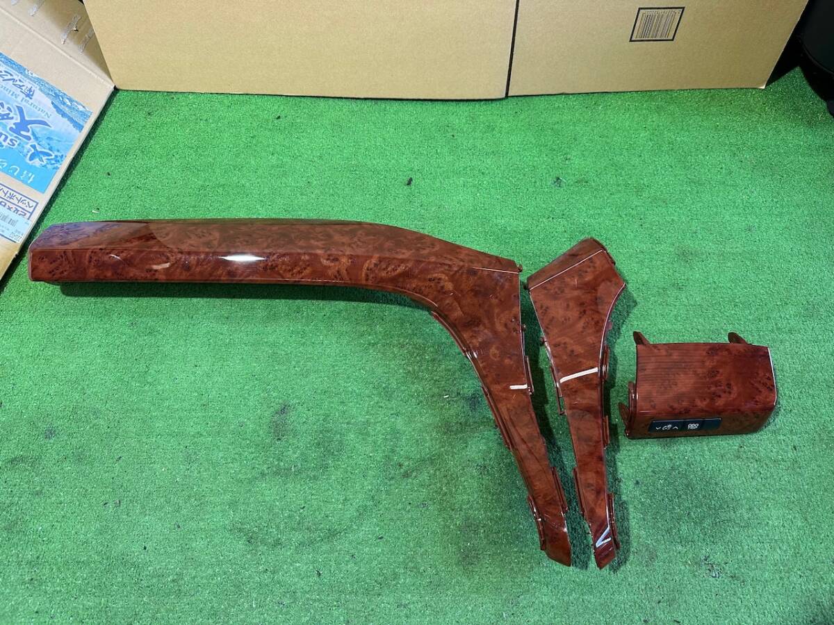 トヨタ 純正 GGH20W ANH20W アルファード ヴェルファイア インパネ パネル 3点セット 茶木目調 55476-58020 … 10195拍卖