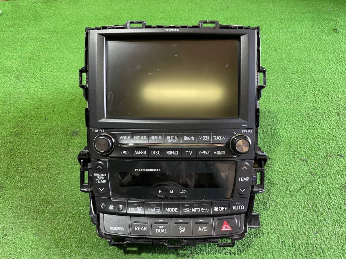 動作保証付★ アルファード ヴェルファイア ANH20W ANH25W GGH20W GGH25W 純正 ナビ モニター エアコン 86100-58040 … 7278拍卖