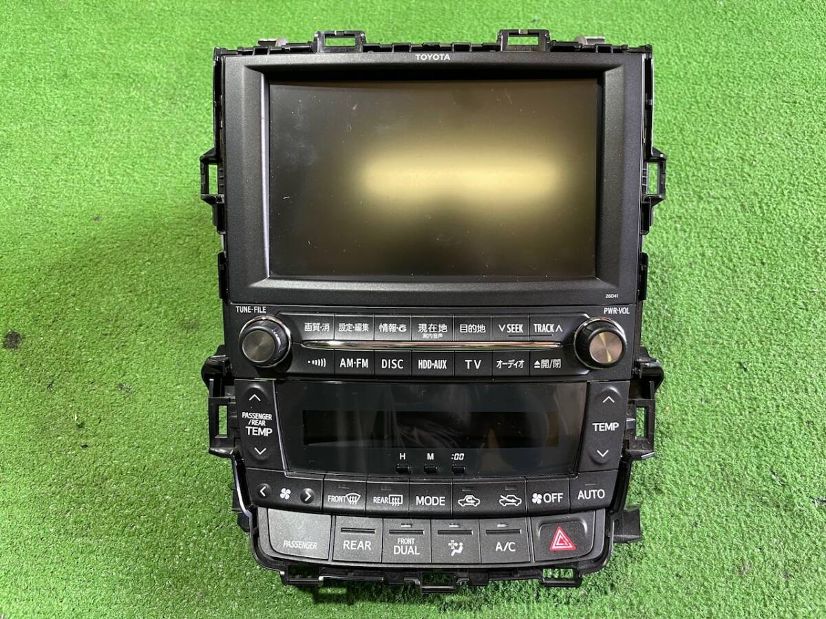 トヨタ アルファード ヴェルファイア ANH20W ANH25W マルチナビ カーナビ 86100-58043 動作確認済み… 7273拍卖