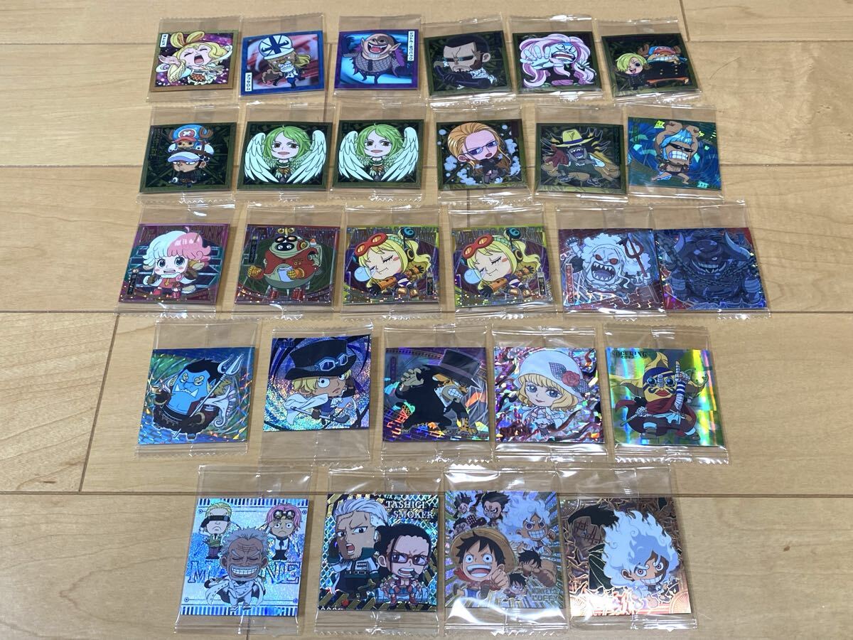 ワンピース シールウエハース シール SEC SP SGR GR SR レア ノーマル シールのみ 未開封 27枚拍卖