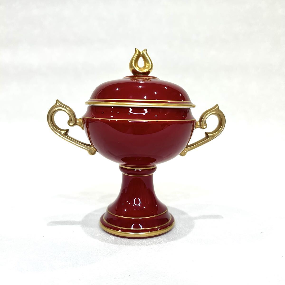 NORITAKE STUDIO COLLECTION カップ ノリタケ 食器 シュガー ポット 赤 ティーコレクション拍卖