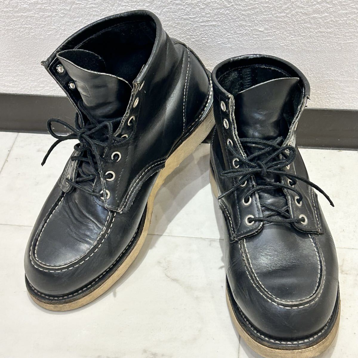 RED WING 8130 羽タグ レッドウイング モックトゥ アイリッシュセッター USA製 9 1/2 27.5cm ブーツ ワークブーツ拍卖