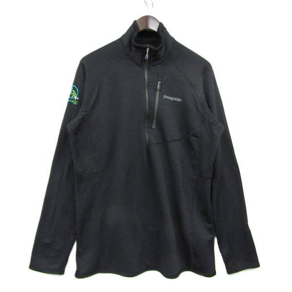 サイズ WOMEN’S XL Patagonia R1 プルオーバー グリッド フリース ブラック POLARTEC パタゴニア アウトドア 古着 ビンテージ 5O0902拍卖