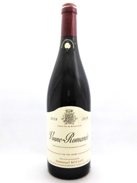 ◆数量限定◆ヴォーヌ・ロマネ VOSNE ROMANEE / エマニュエル・ルジェ EMMANUEL ROUGET 2018年拍卖