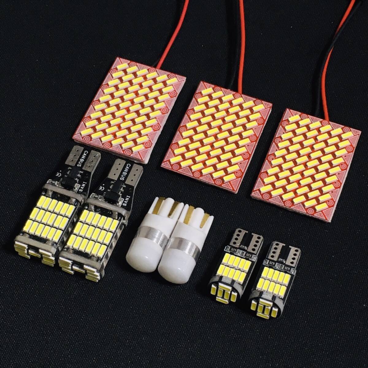 ウェイク LA700S LA710S 前期 超爆光 LED ルームランプ 4014SMD 基板 室内灯 バックランプ ナンバー灯 パーツ ライト アクセサリ ホワイト拍卖