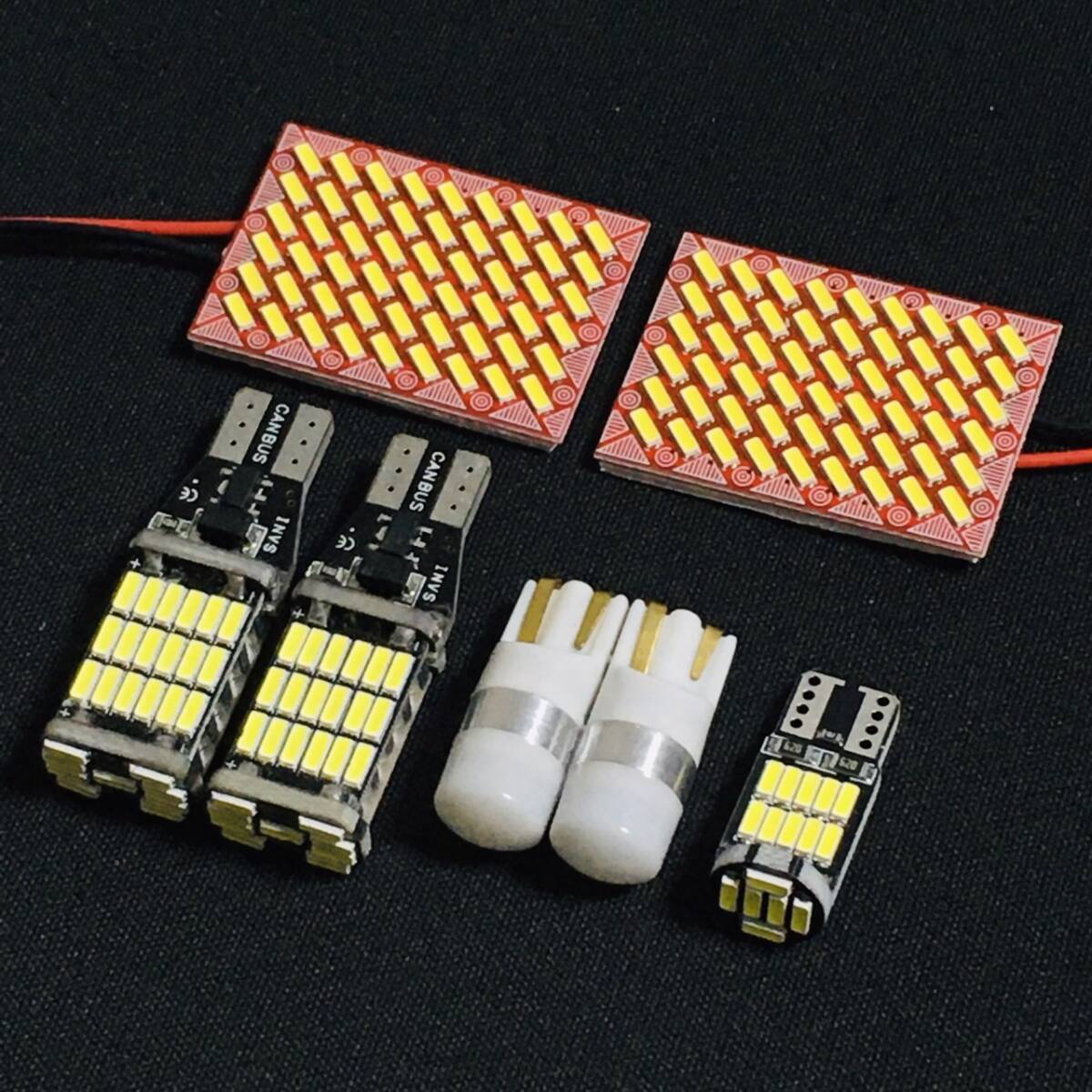 タフト LA900S LA910S 超爆光 LED ルームランプ 4014SMD 基板 室内灯 バックランプ ナンバー灯 ライト アクセサリ ホワイト拍卖