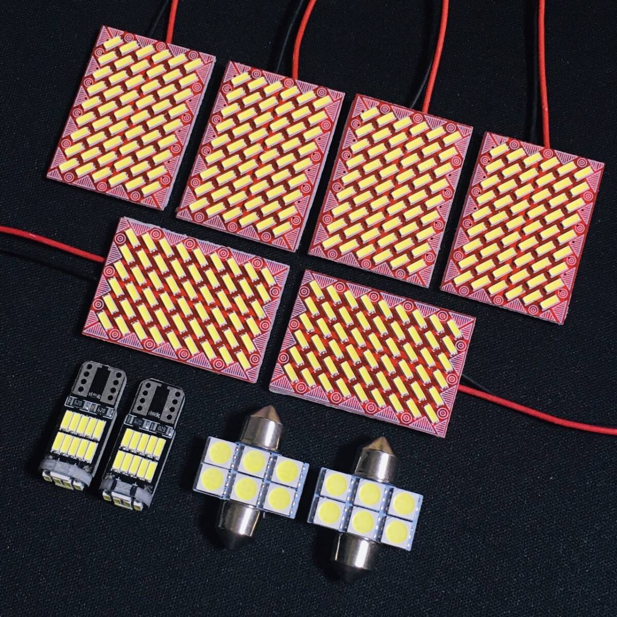 デリカ D:5 前期 CV系 超爆光 LED ルームランプ 新型 4014SMD パネル 基板 室内灯 パーツ ライト アクセサリ ホワイト拍卖