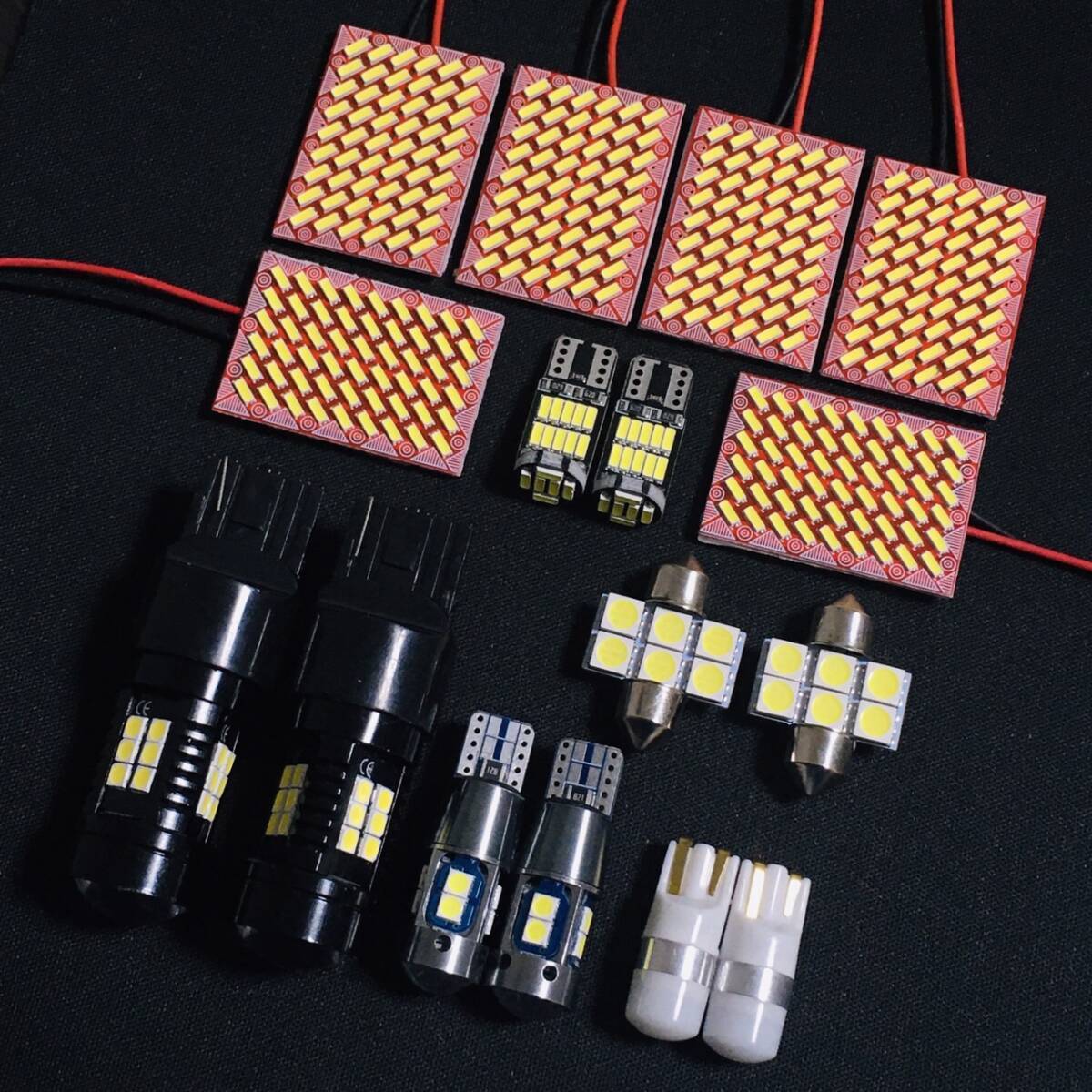 デリカ D:5 前期 CV系 超爆光 LED ルームランプ 新型 4014SMD 基板 室内灯 バックランプ ポジション球 ナンバー灯 ライト ホワイト拍卖