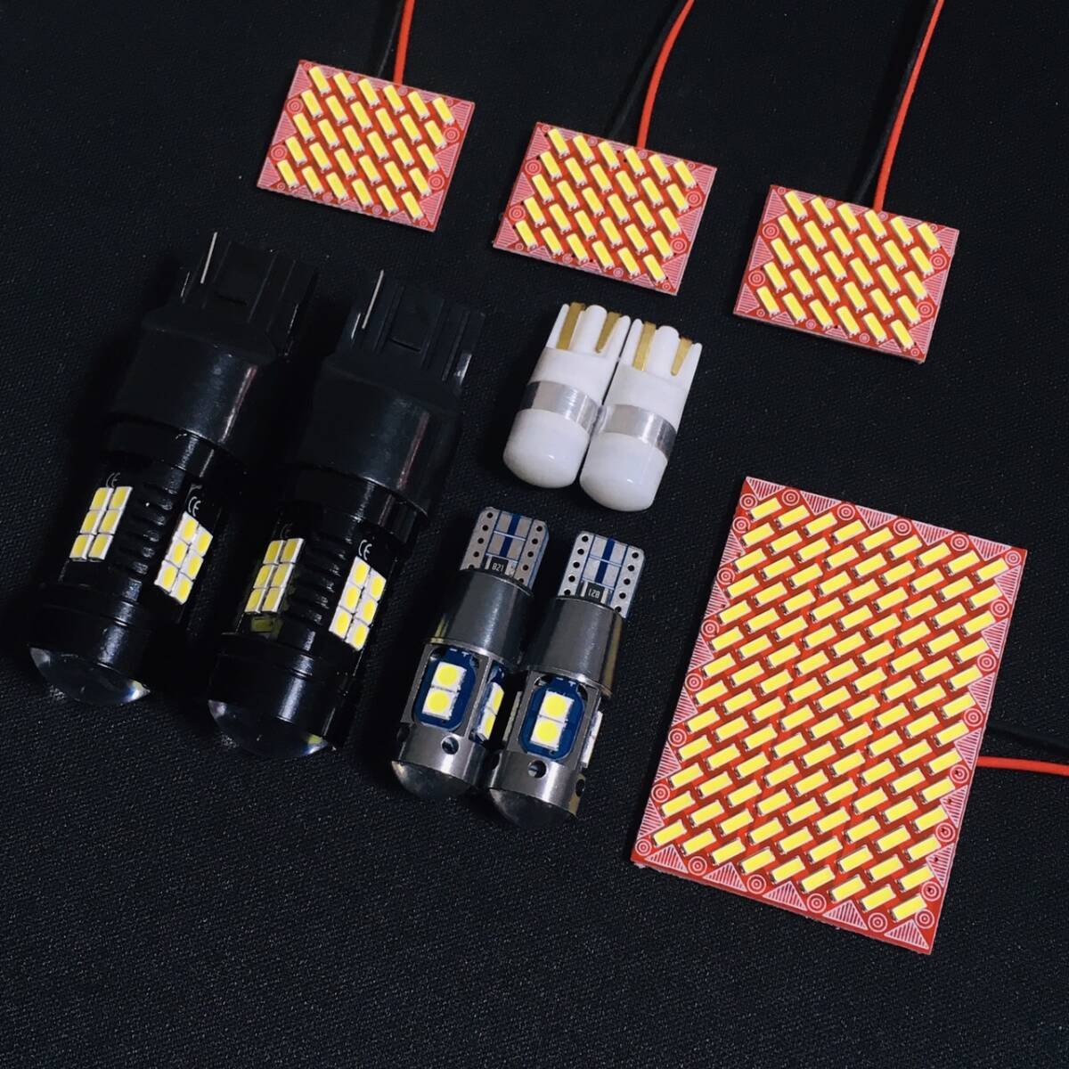 ランサーエボリューションVII CT9A 超爆光 LED ルームランプ 新型 4014SMD 基板 室内灯 バックランプ ポジション球 ナンバー灯 ホワイト拍卖