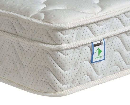 1円スタート Z-HOM 高反発マットレス シングル 極厚26cm ポケットコイル 体圧分散 通気性 やや硬め フィット感 M070H97 ホワイト D05232/JS拍卖