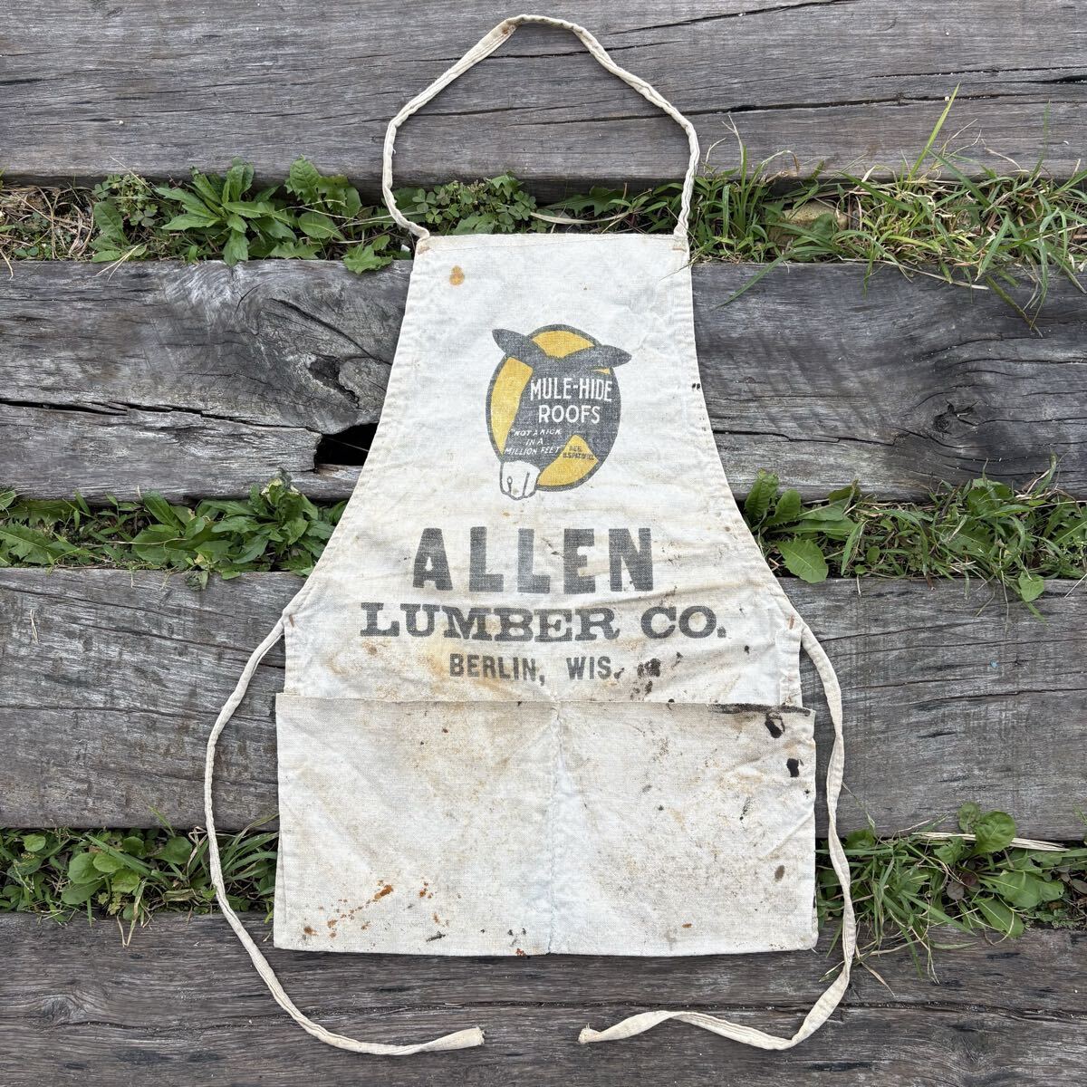 【1950s USA vintage】work apron ワークエプロン アメリカビンテージ拍卖