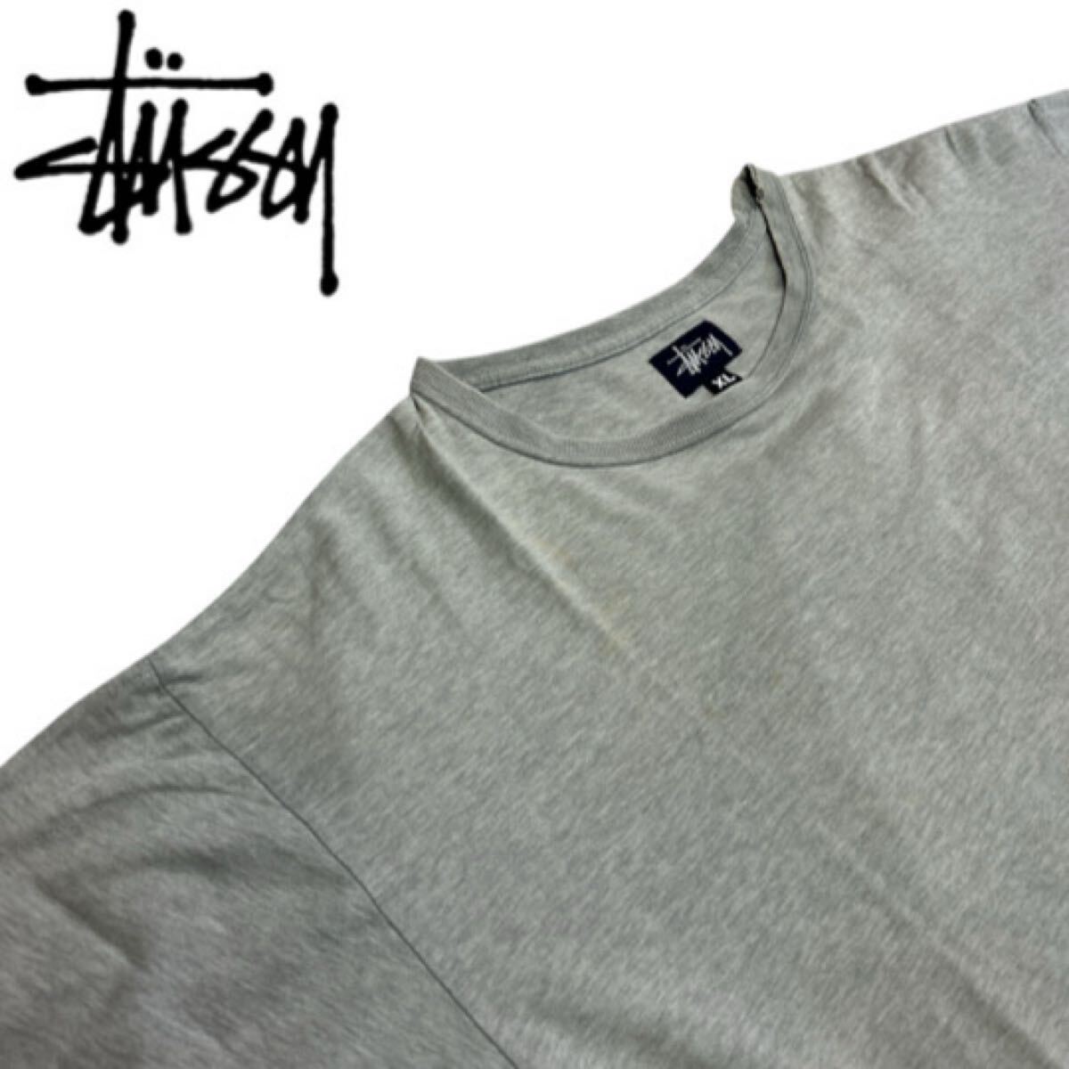 ステューシー STUSSY Tシャツ グレー 半袖 半袖Tシャツ XL拍卖