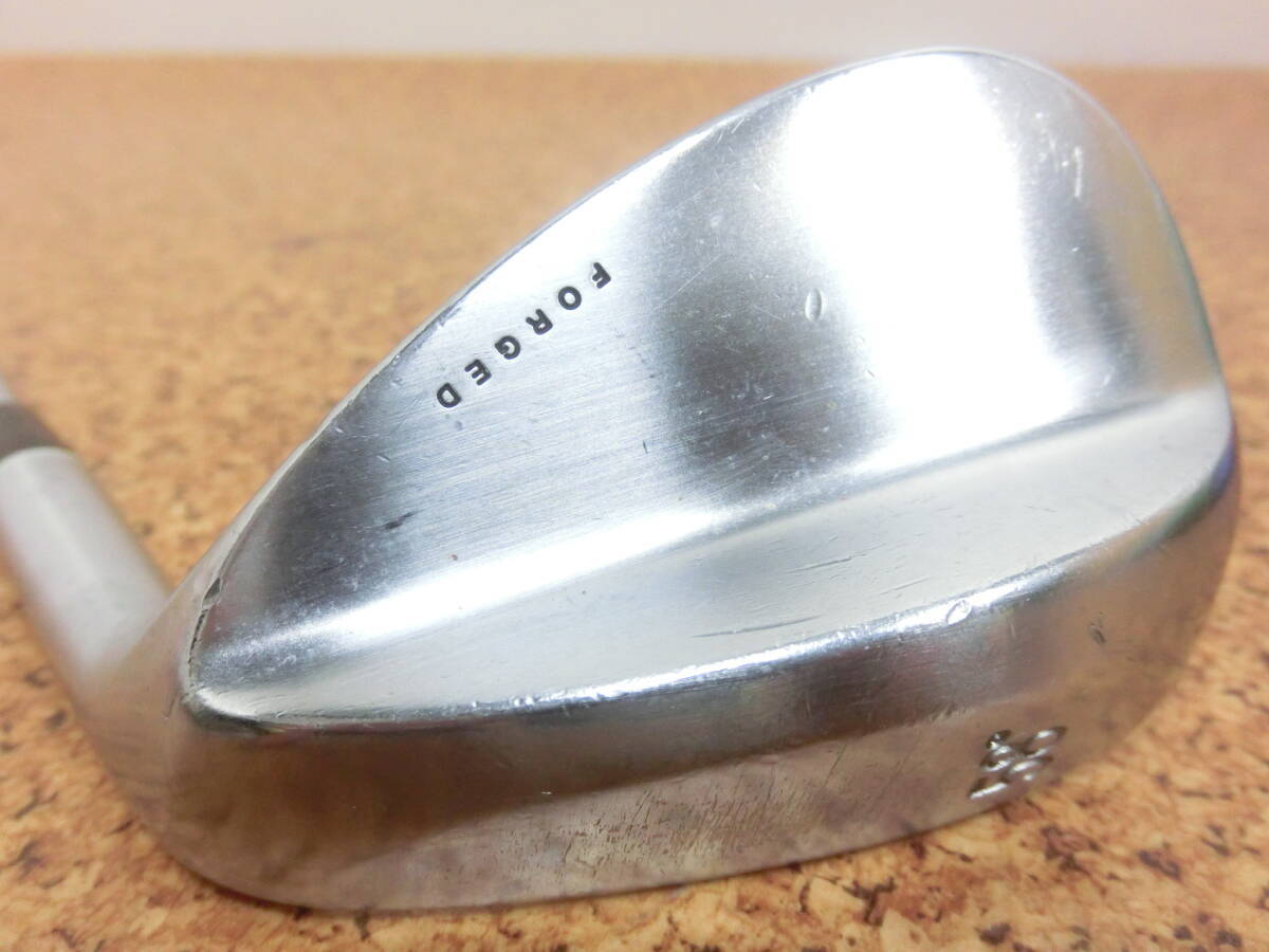 ♪メーカー不明 ノーロゴ 無刻印 FORGED MADE IN JAPAN ウェッジ 58° スチールシャフト N.S.PRO V90 FLEX-S 中古品♪F3070拍卖
