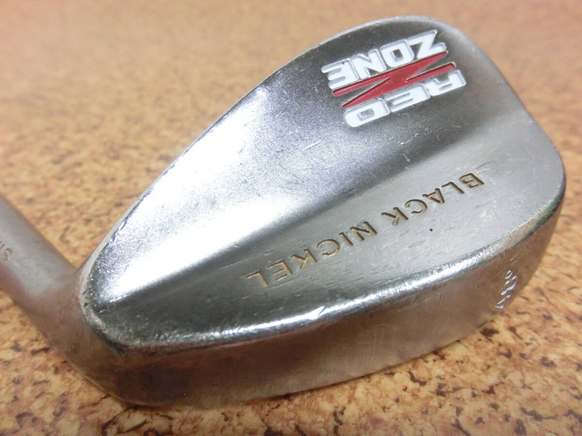 ♪メーカー不明 RED ZONE BLACK NICKEL レッドゾーン ウェッジ 48° スチールシャフト Dynamic Gold FLEX-? 中古品♪F2906拍卖