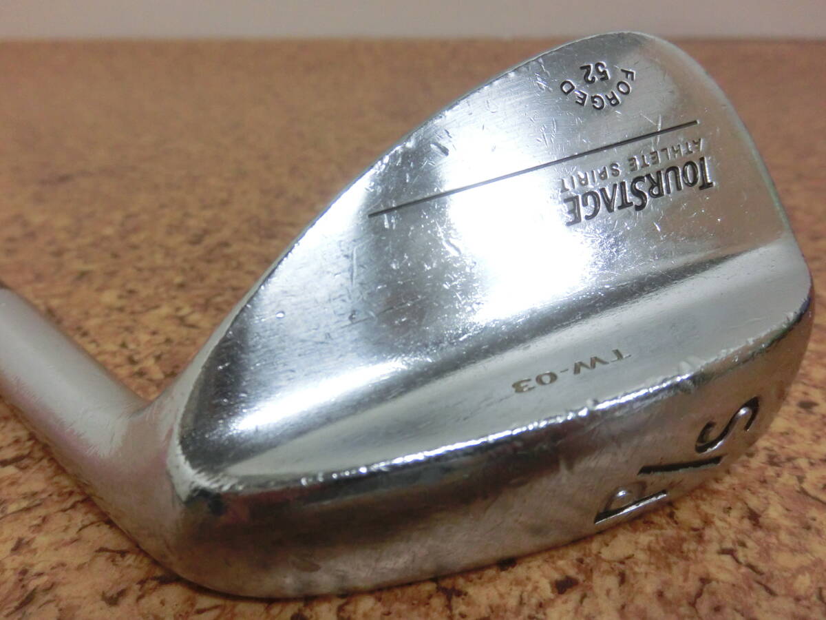 ♪BRIDGESTONE ブリヂストン TOURSTAGE TW-03 FORGED ウェッジ P/S 52° スチールシャフト Dynamic Gold FLEX-? 中古品♪F3095拍卖