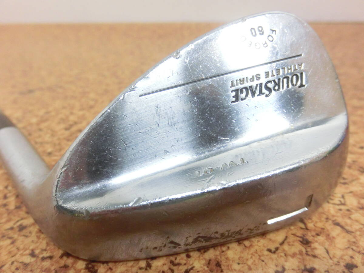 ♪BRIDGESTONE ブリヂストン TOURSTAGE TW-01 FORGED ウェッジ LW 60° スチールシャフト Dynamic Gold FLEX-? 中古品♪F3098拍卖