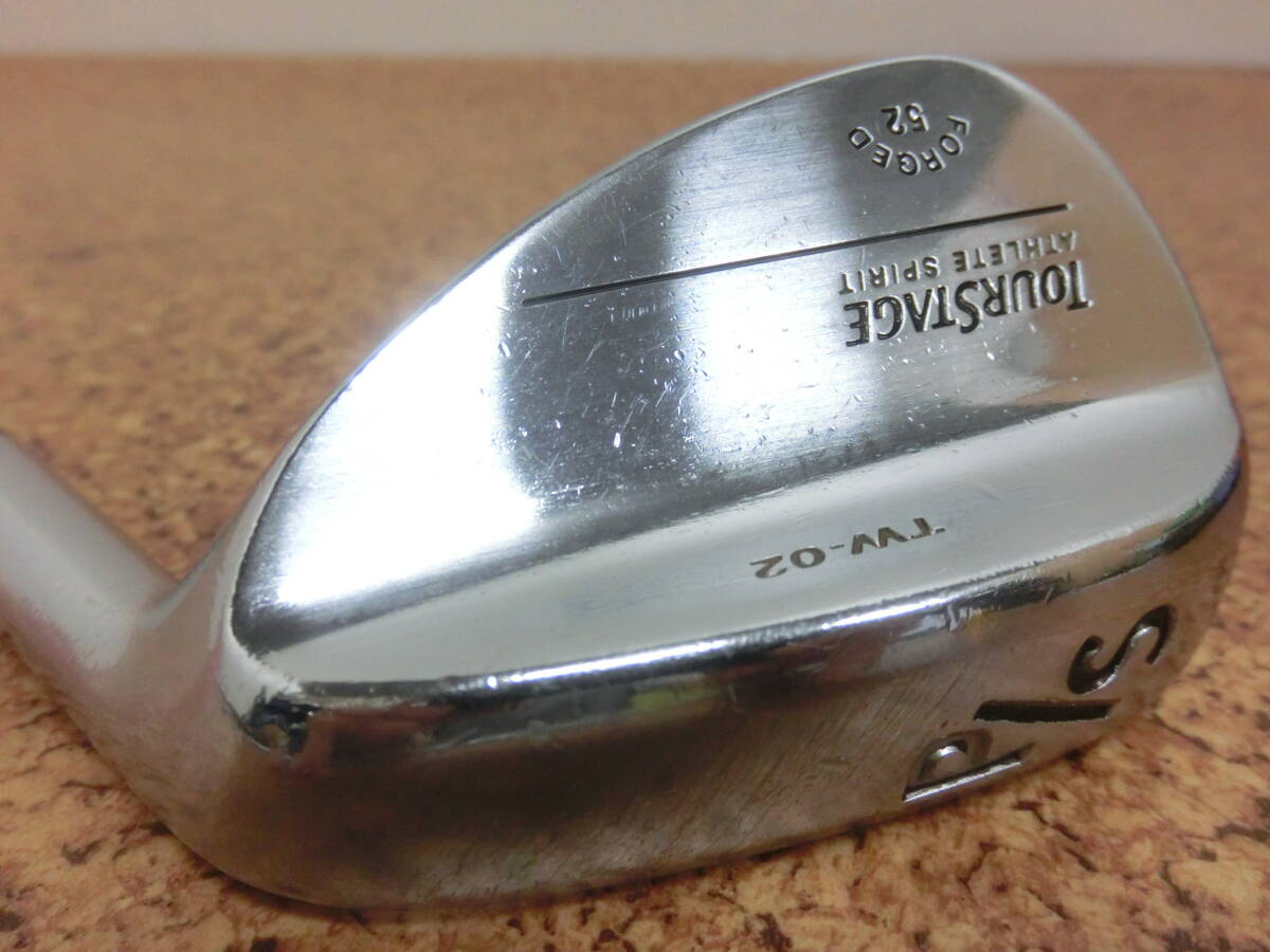 ♪BRIDGESTONE ブリヂストン TOURSTAGE TW-02 FORGED ツアーステージ ウェッジ P/S 52° カーボンシャフト 詳細不明 FLEX-? 中古品♪F3100拍卖