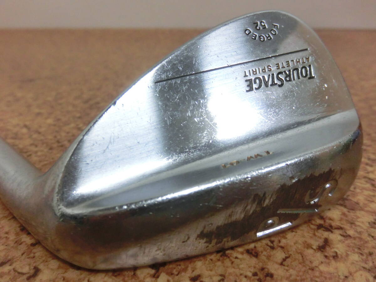 ♪BRIDGESTONE ブリヂストン TOURSTAGE TW-01 FORGED ウェッジ P/S 52° 純正スチールシャフト N.S.PRO 950GH FLEX-S 中古品♪F3105拍卖