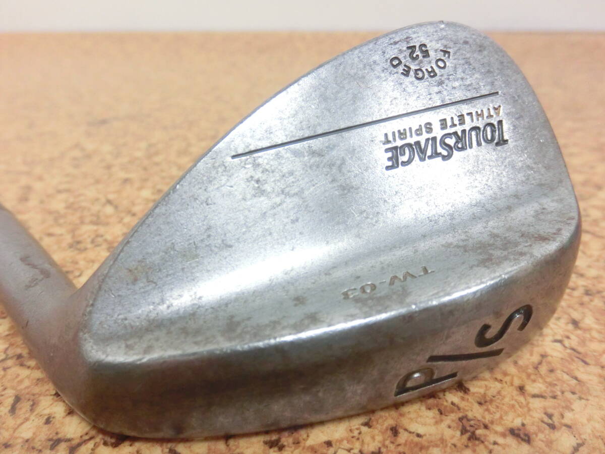 ♪BRIDGESTONE ブリヂストン TOURSTAGE TW-03 FORGED ウェッジ P/S 52° スチールシャフト Dynamic Gold FLEX-? 中古品♪F3109拍卖