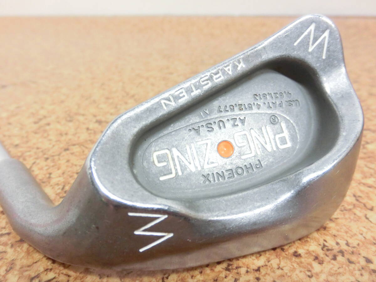 ♪PING ピン ZING KARSTEN ジング 橙ドット ウェッジ W 47° 純正スチールシャフト JZ FLEX-? 中古品♪F3114拍卖