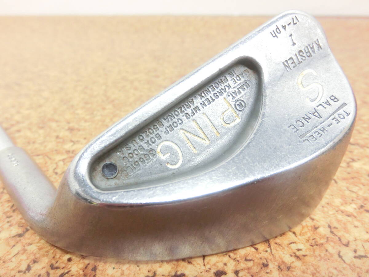 希少♪PING ピン KARSTEN Ⅰ カーステン 1 黒ドット ウェッジ SW スチールシャフト FLEX-? 中古品♪F3120拍卖