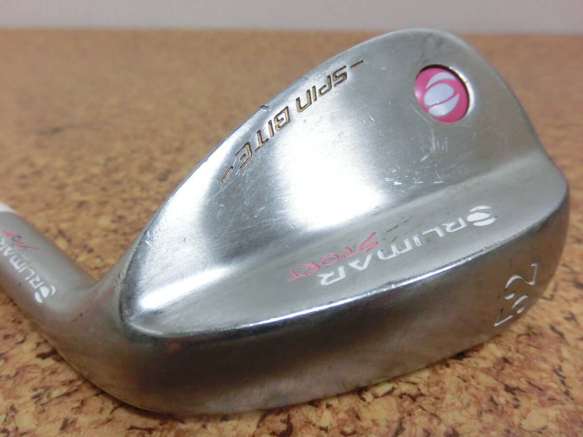 レディース♪ORLIMAR オリマー SPORT SPIN BITE スピンバイト ピンク ウェッジ 52° 純正カーボンシャフト ORM-200 FLEX-? 中古品♪F2923拍卖