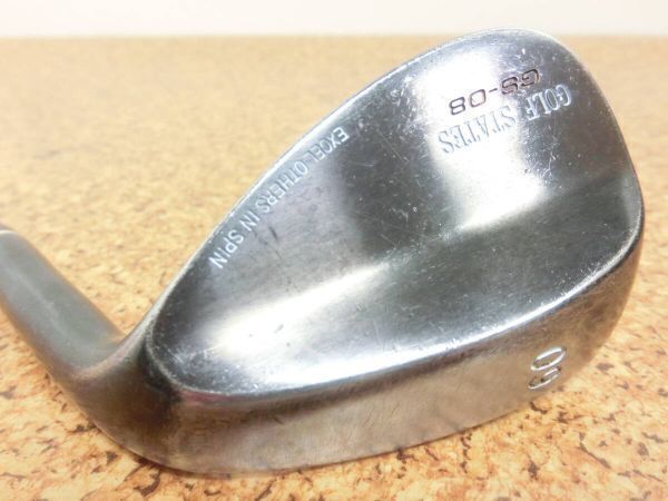 ♪GOLF STATES ゴルフステーツ GS-08 ロブ ウェッジ 60° 純正スチールシャフト TRUE TEMPER FLEX-R 中古品♪F2775拍卖