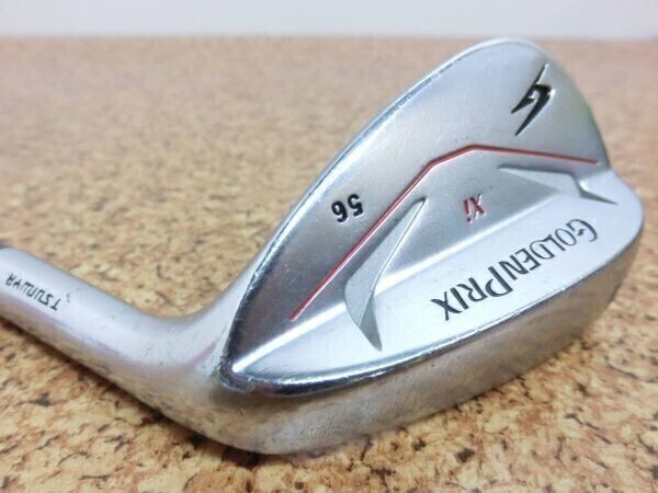 ♪TSURUYA ツルヤ GOLDENPRIX Xi ゴールデンプリックス ウェッジ SW 56° スチールシャフト N.S.PRO 950GH HT FLEX-S 中古品♪F1072拍卖