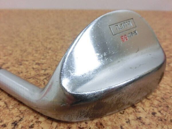 ♪地クラブ KUFU R-62-53 ウェッジ 53° スチールシャフト N.S.PRO 950GH FLEX-不明 中古品♪F1680拍卖
