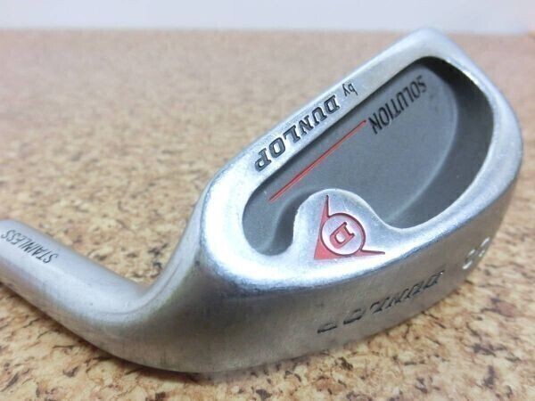 希少♪DUNLOP ダンロップ SOLUTION ソリューション ウェッジ SW スチールシャフト TRUE TEMPE FLEX-? 中古品♪F1714拍卖