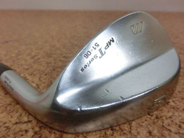 養老 Y刻印♪MIZUNO ミズノ MP T series 51-06 GRAIN FLOW FORGED ウェッジ 51° スチールシャフト Dynamic Gold FLEX-? 中古品♪F2769拍卖