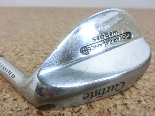 ♪Carbite カーバイト POLAR BALANCED WEDGES 5614 ポーラル バランス ウェッジ SW 56° 純正カーボンシャフト FLEX-? 中古品♪F2764拍卖