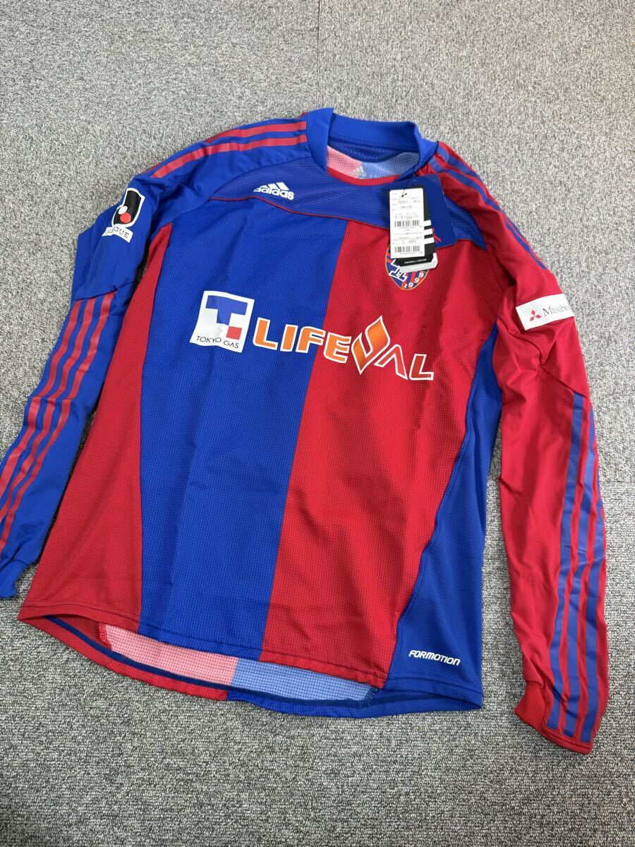 新品未使用 Lサイズ デッドストック FC東京 2011 チャンピオン ユニフォーム 長袖 オーセンティック? Jリーグ サッカー アディダス 希少拍卖