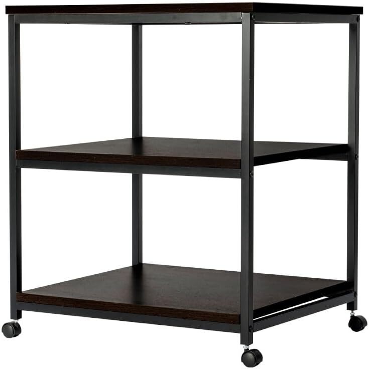 プリンター台 プリンターワゴン プリンターラック 袖机 机下台 プリンタースタンド プリンター置き台 キャスター付き tks-prdt6070-bk-br拍卖