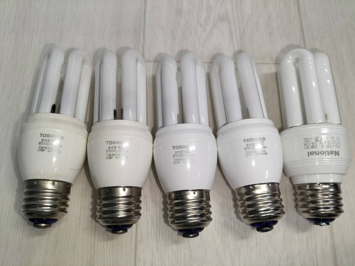 TOSHIBA ネオボールZ EFD13EN-Z 昼白色2本/EFD13ED-Z昼光色2本/ national パルックボールEFD13UEN1本セット拍卖