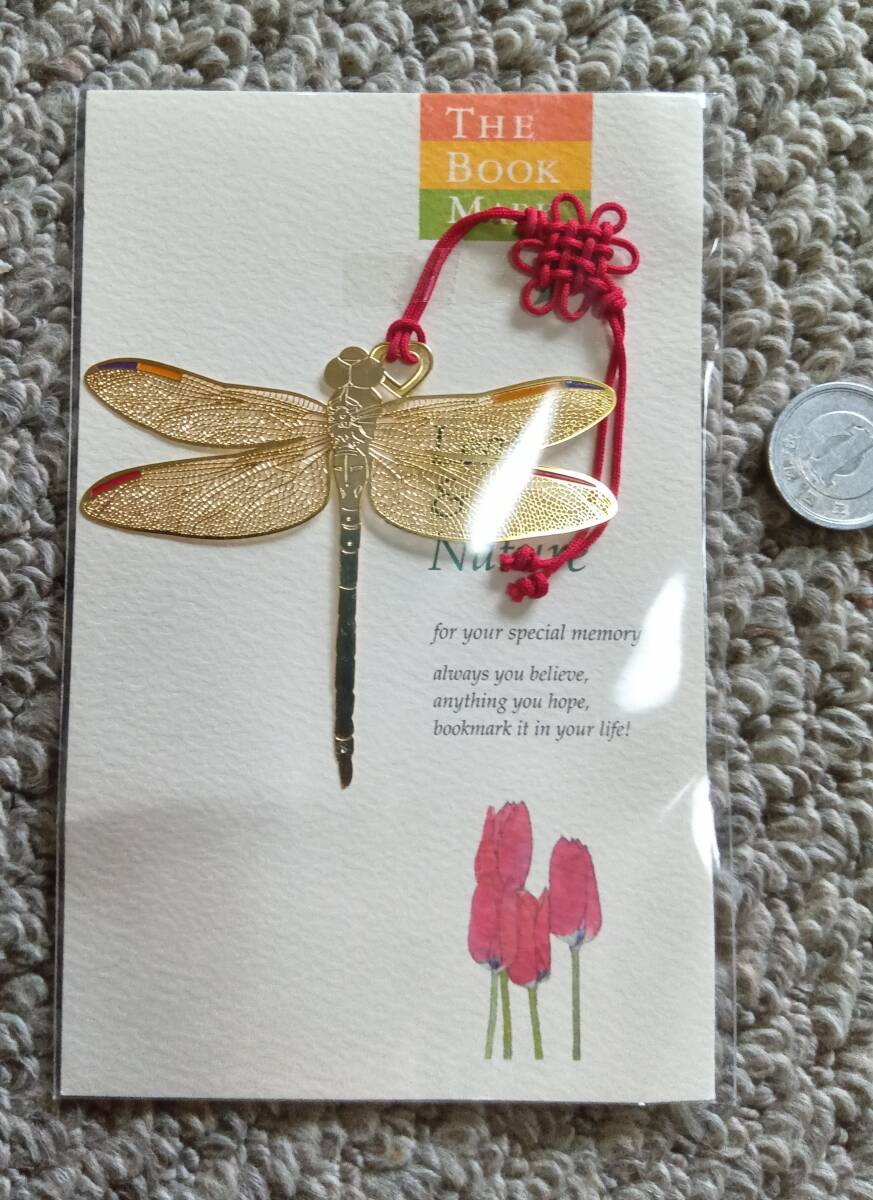 トンボ☆しおり☆ブックマーク☆金属製☆栞拍卖