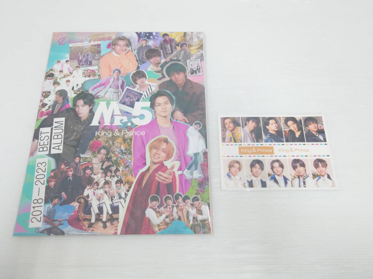 cd14)未開封 King & Prince Mr.5 Dear Tiara盤 2CD+DVD ステッカーシート付き拍卖