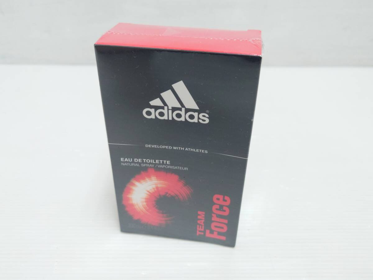 za76) adidas アディダス 香水 チームフォース オードトワレ 100ml 未開封拍卖