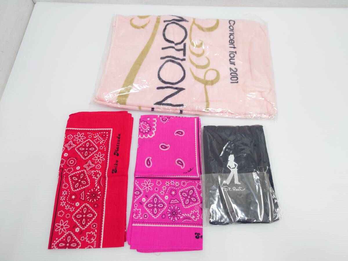 cd17)松田聖子 グッズセット/ 2001コンサートタオル/バンダナ/ST セントリート拍卖