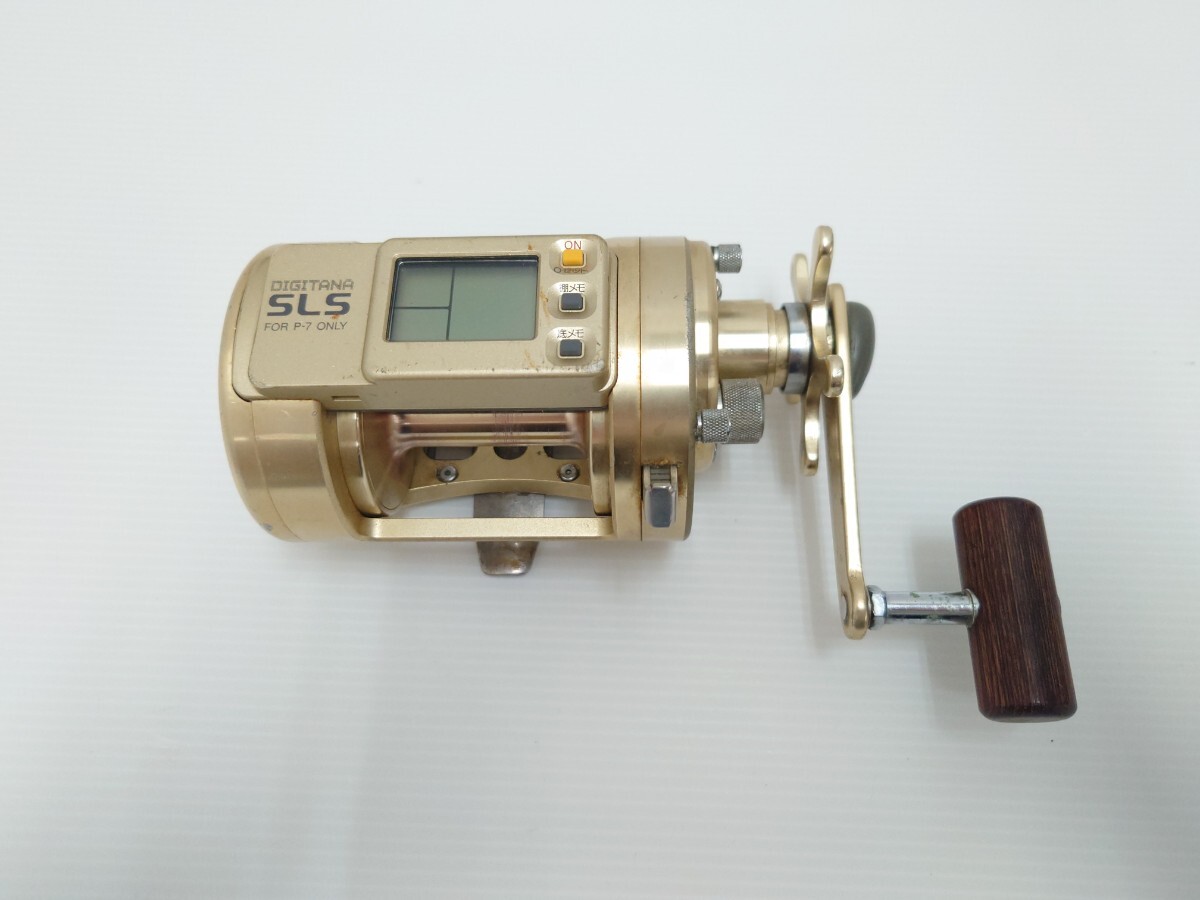 tu52)SHIMANO 95デジタナSLS カルカッタ3000 右巻き ベイトリール 両軸リール 拍卖