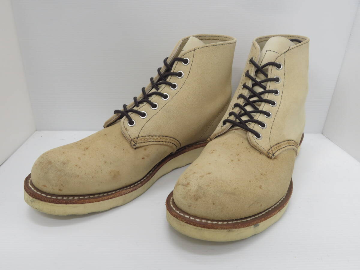 mf62) RED WING 8167 US8.5E レッドウィング アイリッシュセッターブーツ プレーントゥ スエード スウェード 拍卖