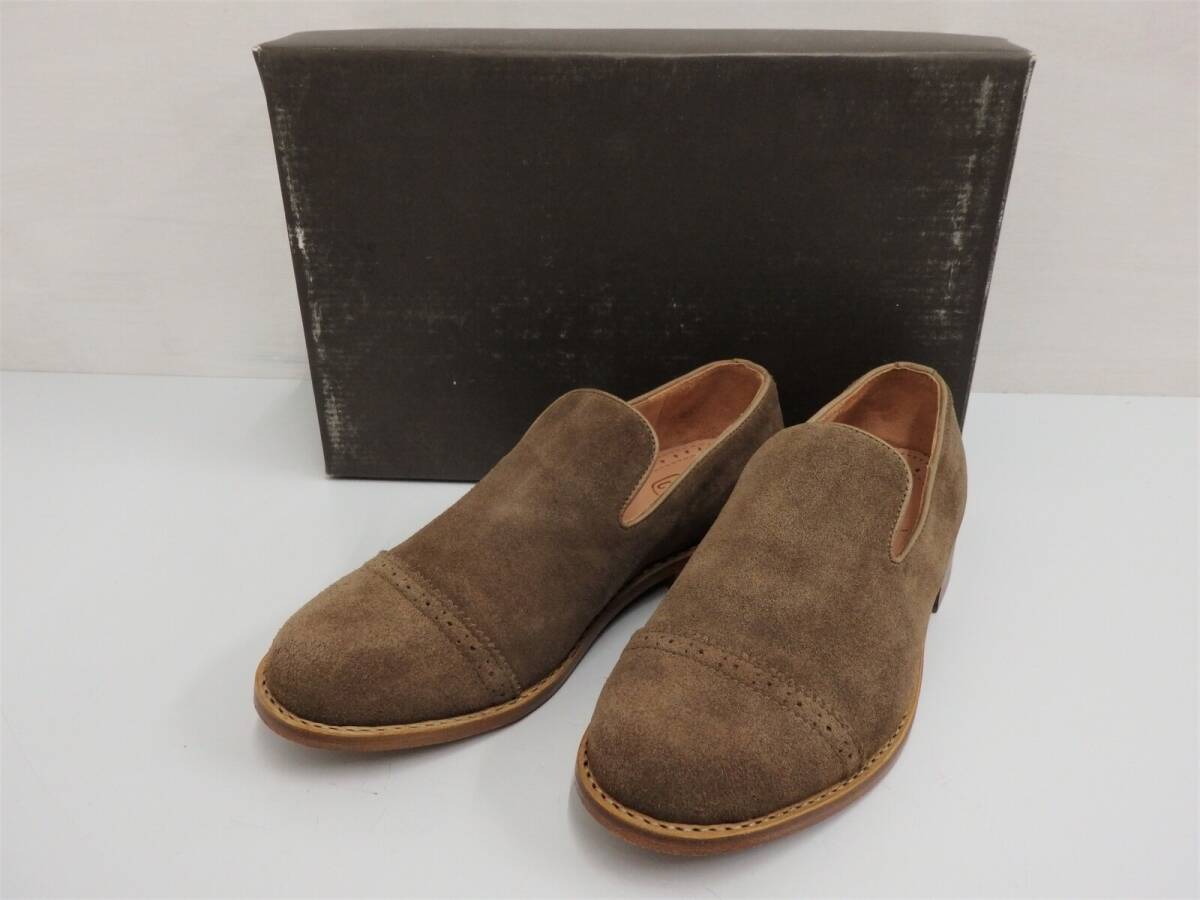 mf62) CEBO × 聖林公司 セボ スエード スリッポン 9764-SK TOBACCO サイズ40拍卖